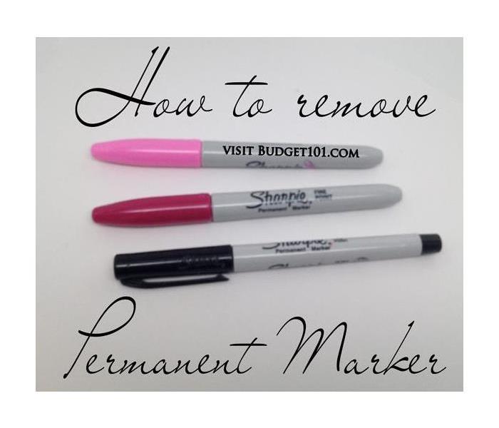 Cleaning tips - how to remove permanent marker